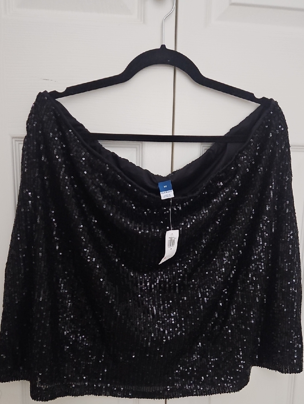 Old Navy Black Sequin Mini Skirt